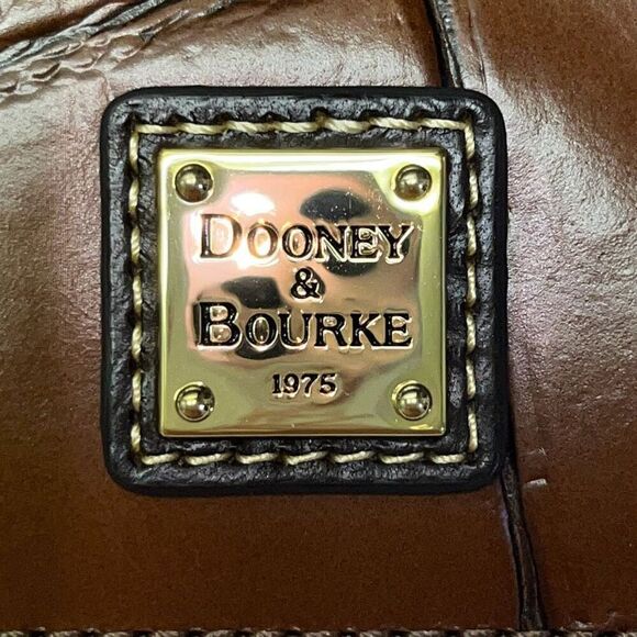 Dooney & Bourke Croco Cognac Wristlet- Mini Bag- NEW - Picture 6 of 11
